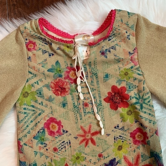 Ella and Lulu Girls Floral Dress - Picture 3 of 6